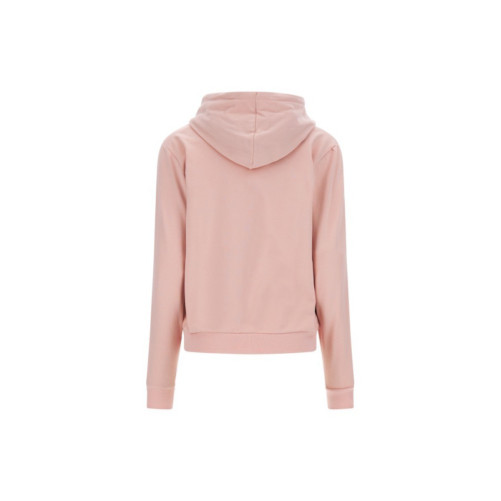 Zip-up and hooded sweatshirt