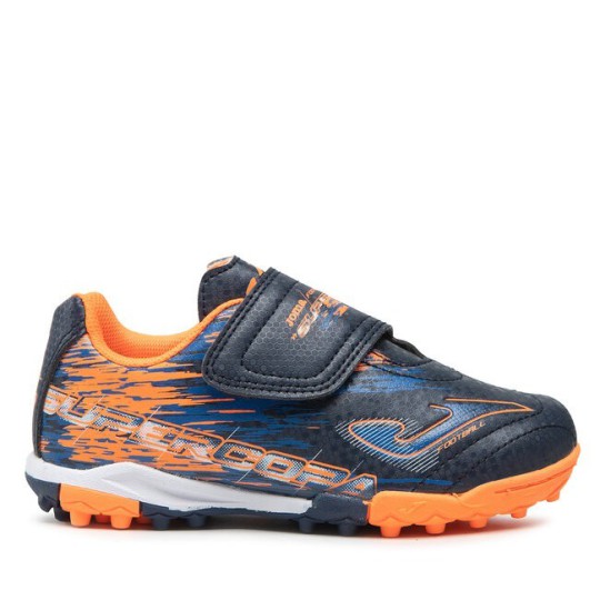 Junior five-a-side football boot with tear-off