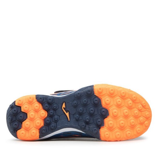 Junior five-a-side football boot with tear-off