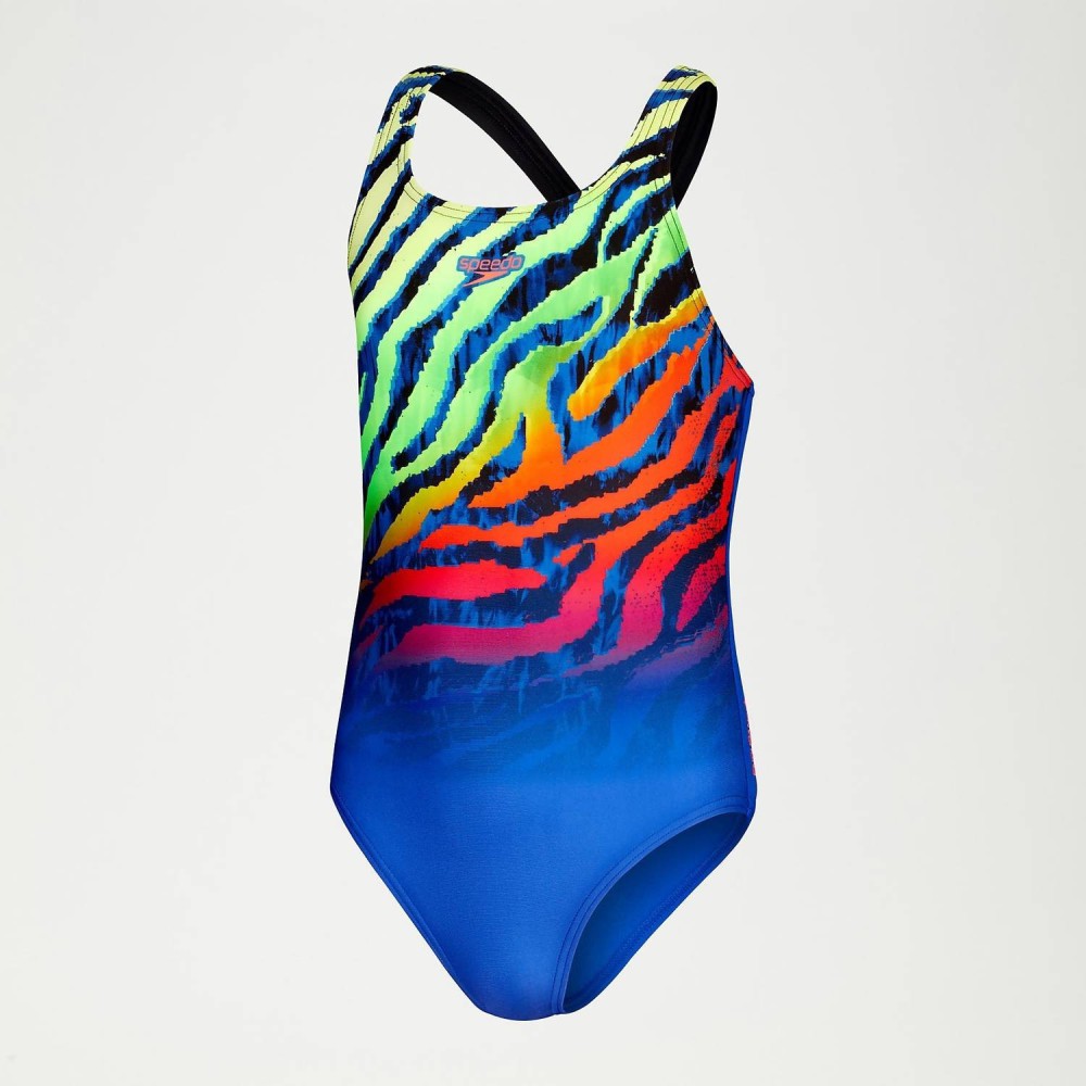 Girls' Medalist Swimsuit Blue/Green