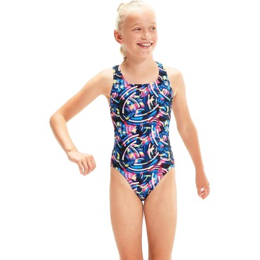 Girls' Digital Allover Swimsuit
