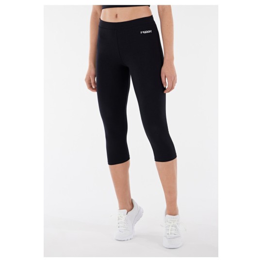 Leggings 3/4 con logo freddy sul fianco