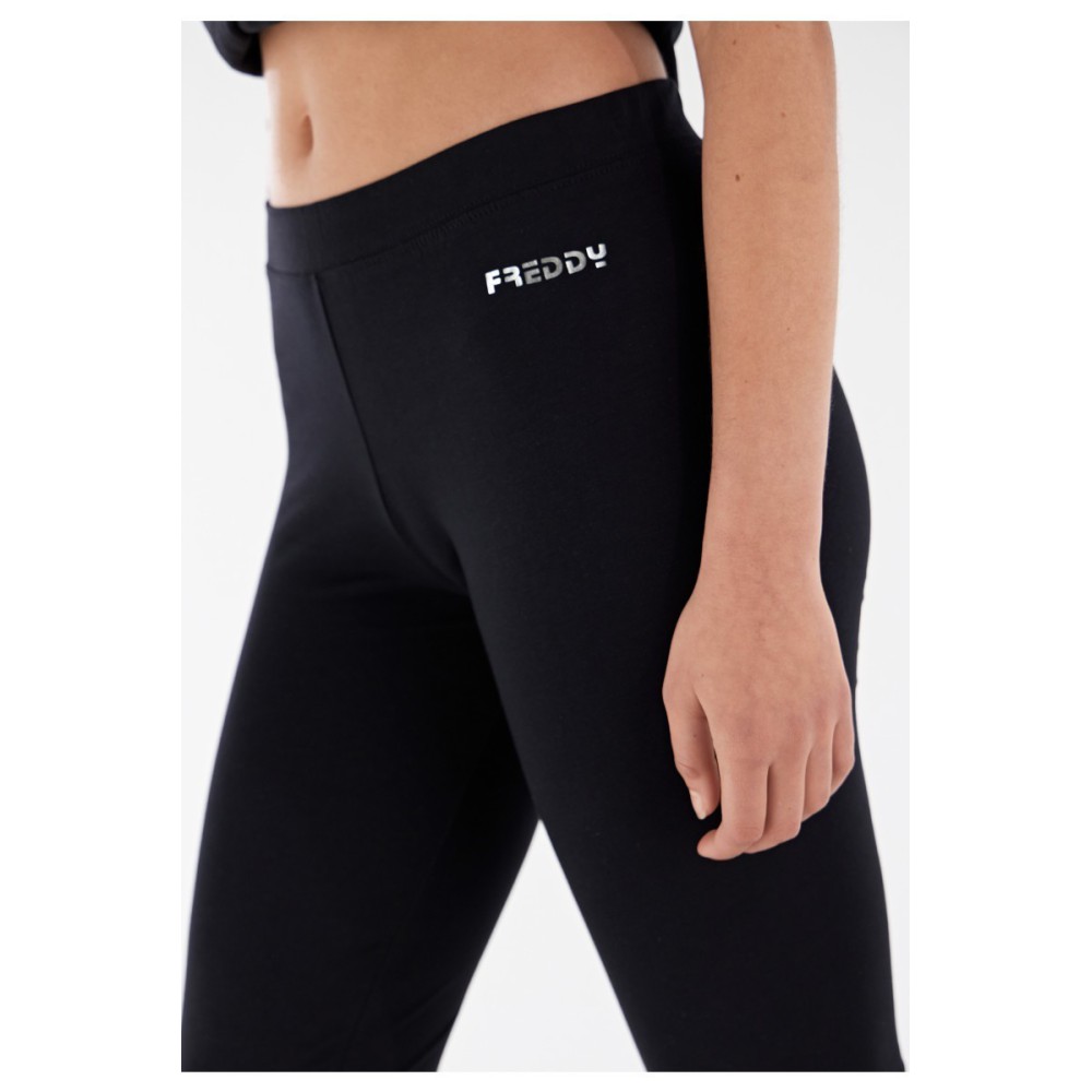 Leggings 3/4 con logo freddy sul fianco