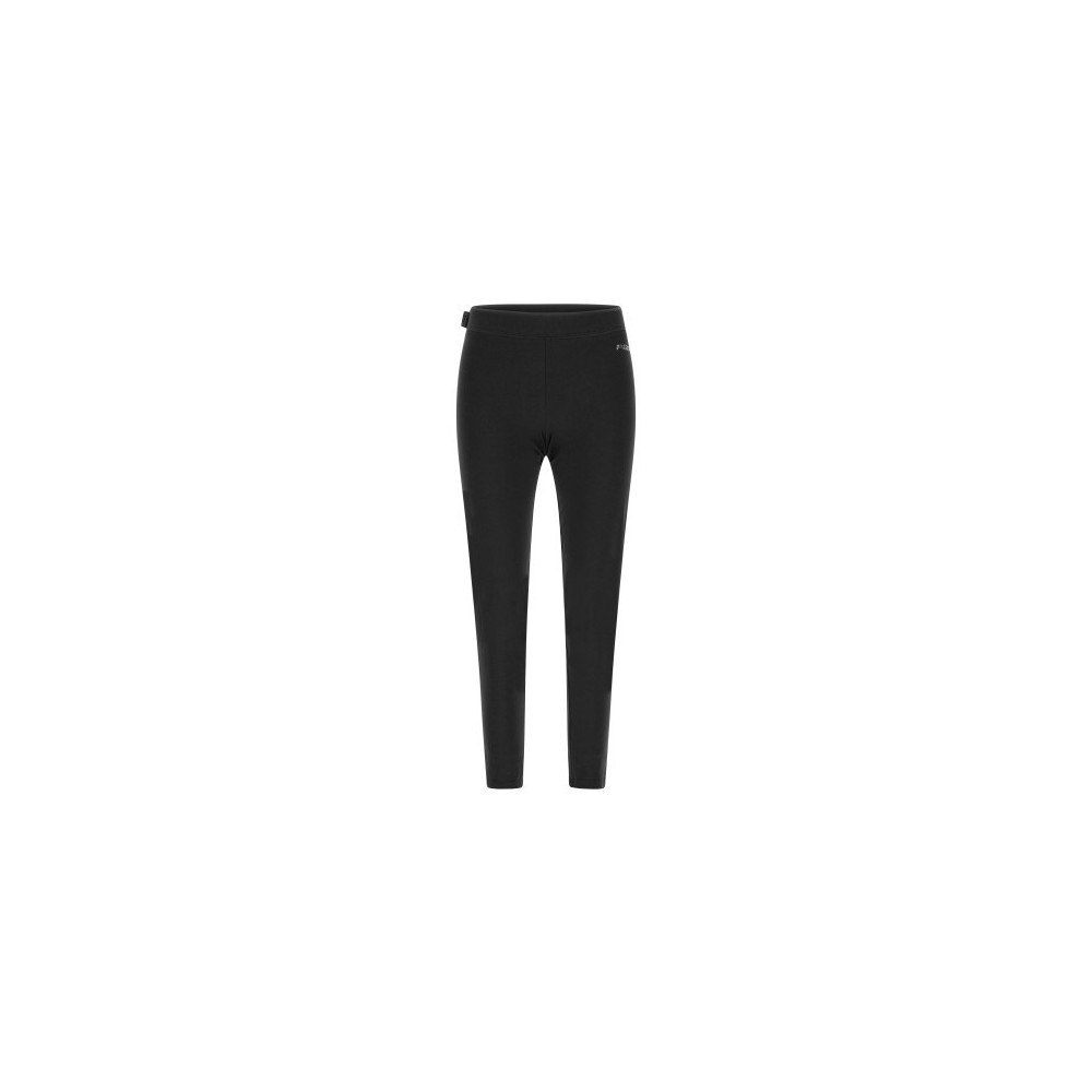 Leggings 7/8 con logo argento su fianco