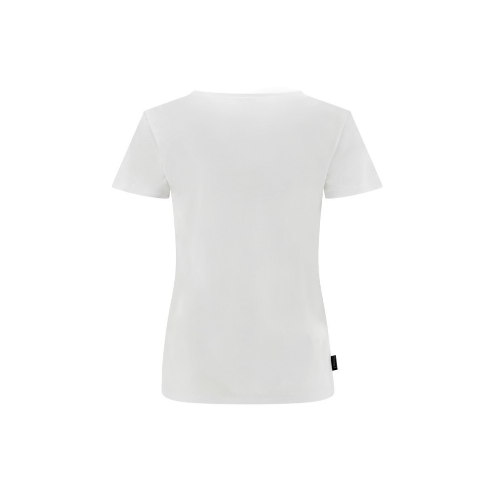 T-shirt with embossed print