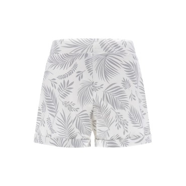 Tropical foliage jersey shorts 2