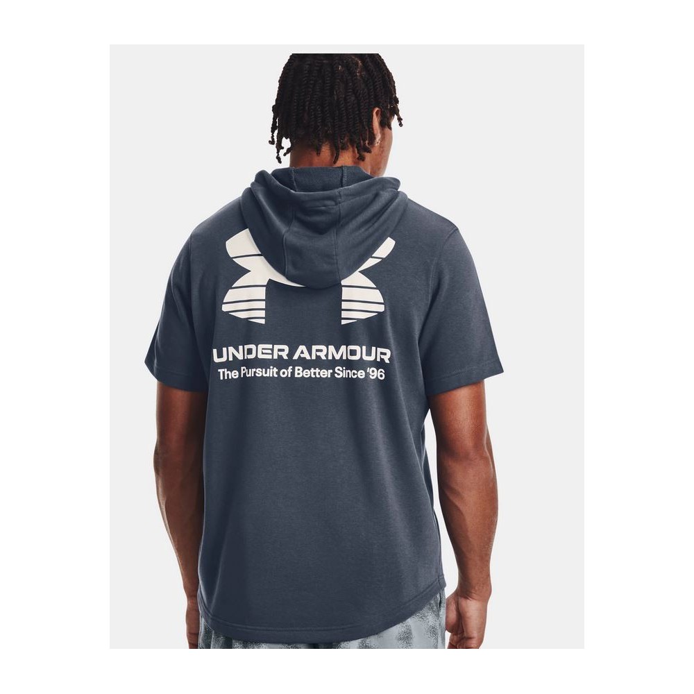 UA Rival Terry Short Sleeve Hoodie