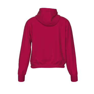 Black Box Hoody Crop Fuchsia Sweatshirt 2