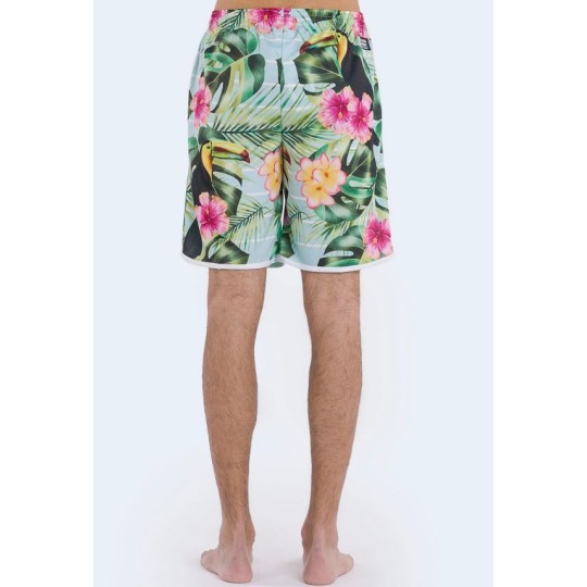 Panta short uomo double colour Hawaii