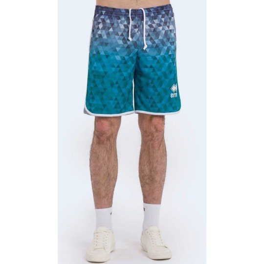 Panta short uomo double colour triangle pattern