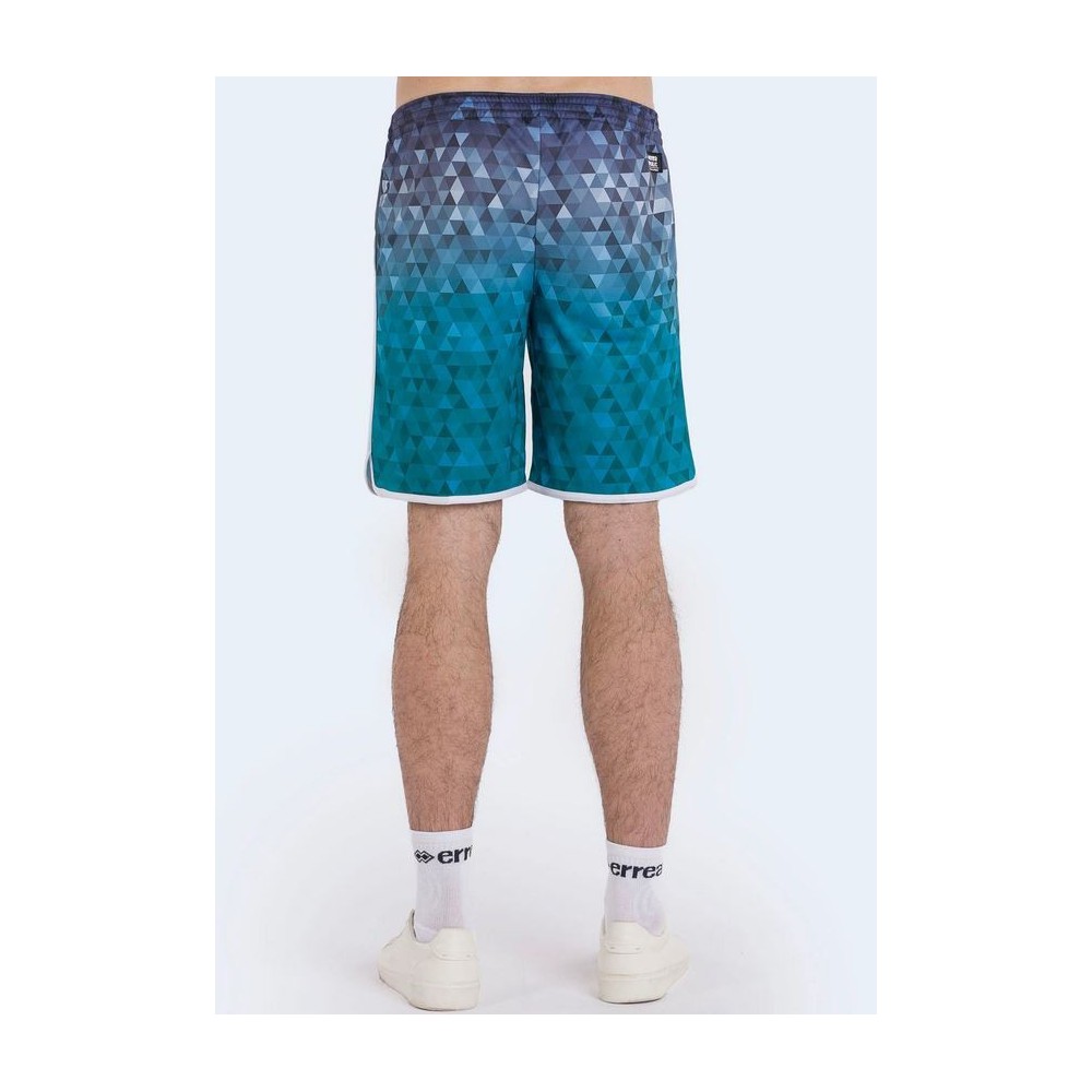 Men's double colour triangle pattern short