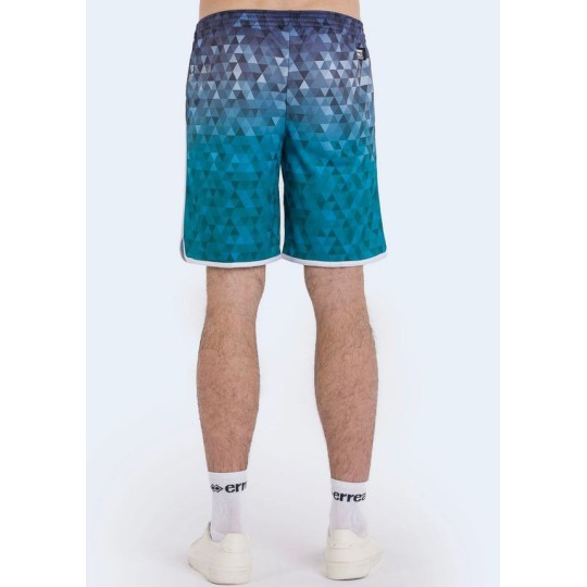Men's double colour triangle pattern short