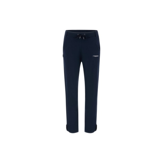 Slim-fit stretch sports trousers with slits
