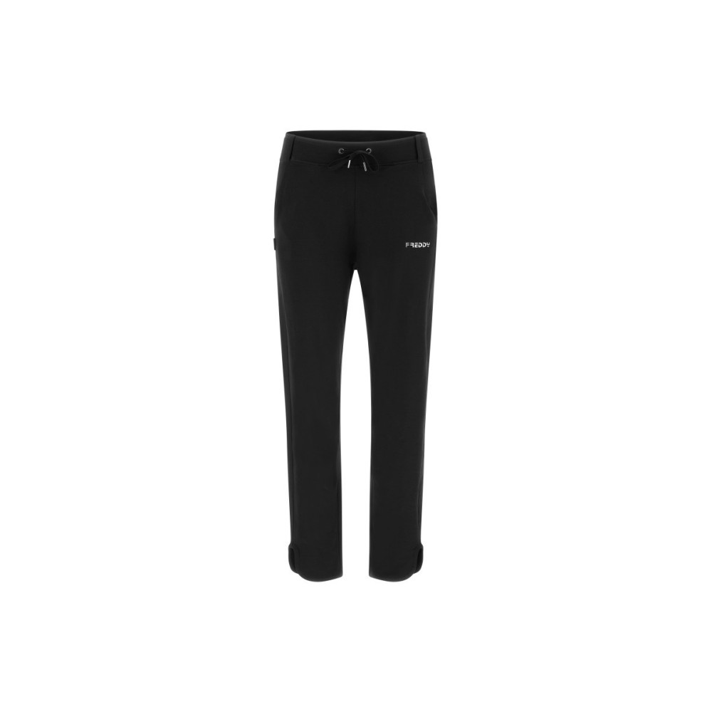 Pantaloni sportivi elasticizzati slim fit con spacchetti