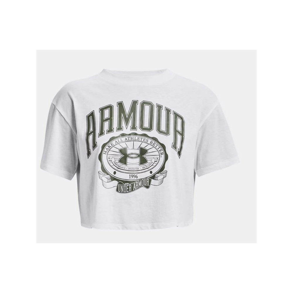 UA Collegiate Crop Short Sleeve Shirt