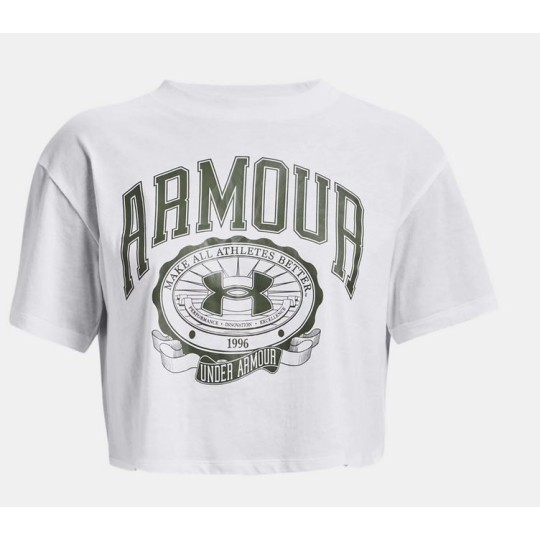 UA Collegiate Crop Short Sleeve Shirt