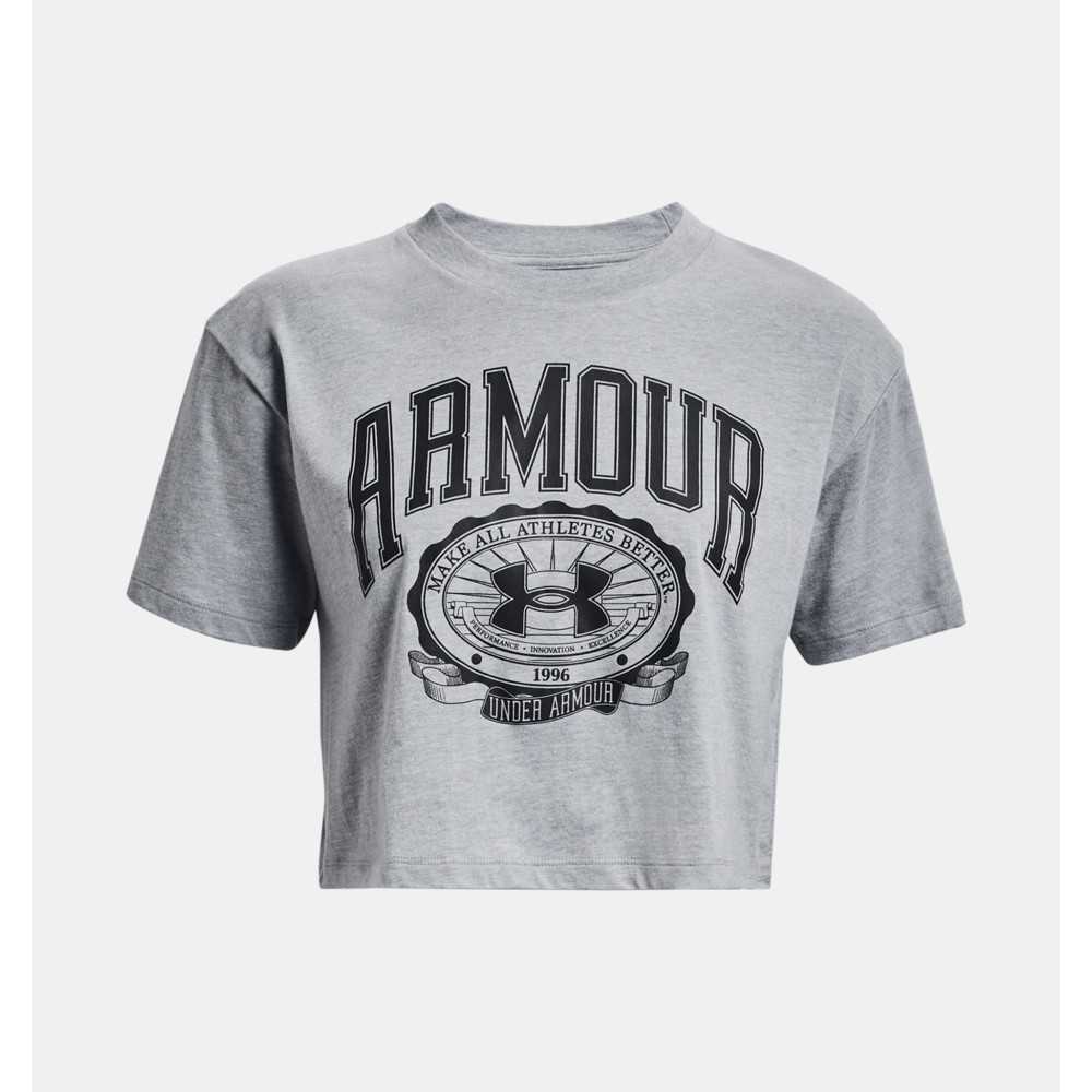 UA Collegiate Crop Short Sleeve Shirt