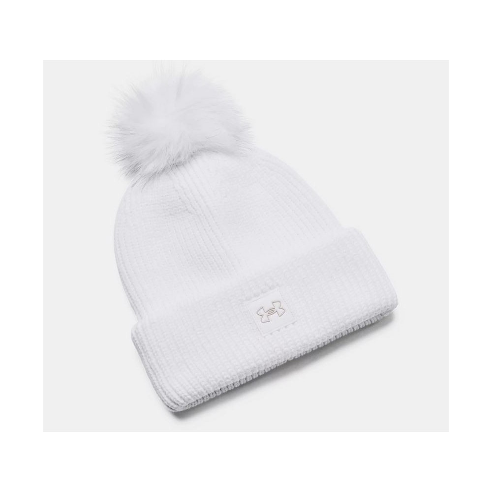 Women's UH Haltime Ribbed Pom Beanie
