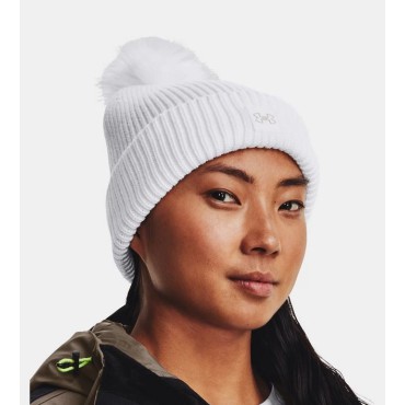 Women's UH Haltime Ribbed Pom Beanie 2