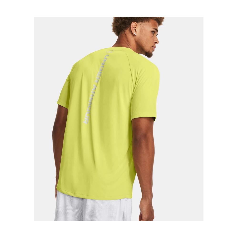 Maglia MC UA Tech™ Reflective da uomo