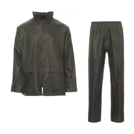 Set Nylon Antipioggia Col. Verde