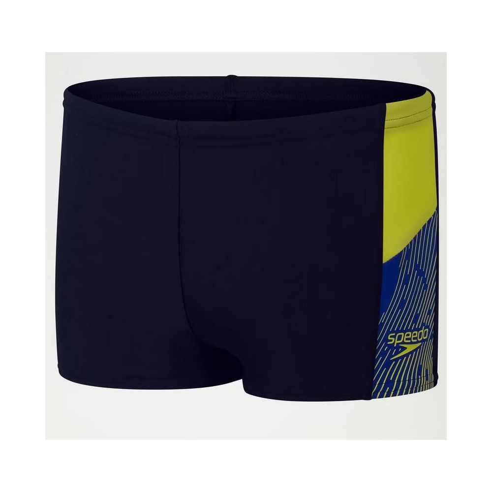 Short Boys Swimsuit Blue Yellow