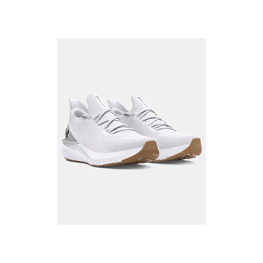 Scarpe da corsa UA Shift da uomo bianco