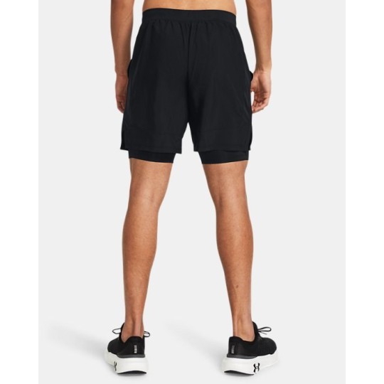 Shorts UA Launch 2-in-1 18 cm da uomo