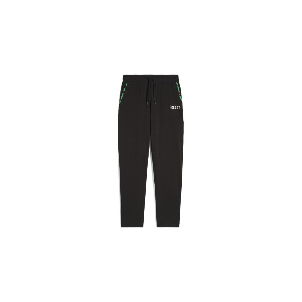 Women's slim-fit jersey trousers with zebra details