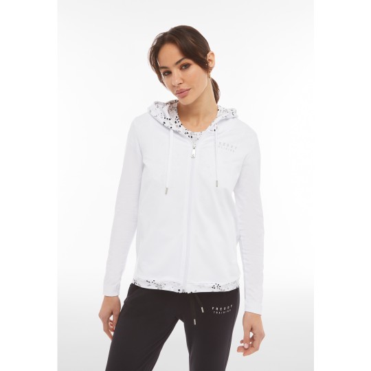 Felpa Cappuccio Zip Donna
