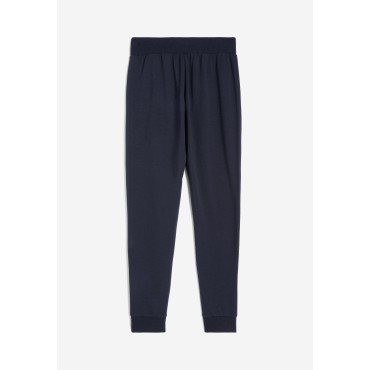 Pantaloni donna in french terry modal con fondo a polsino 2
