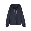 Women's French terry modal hoodie with zip