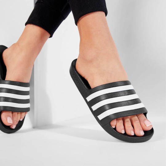 Ciabatta Adilete AQUA Whyte-Black