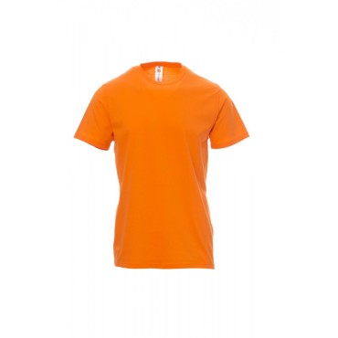 T-Shirt Cotone 100% Print Col. Arancio