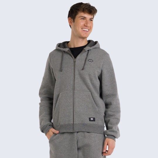 Felpa Zip Cappuccio FW 24/25 Antracite