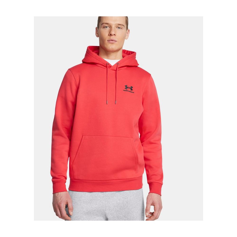 Felpa con cappuccio UA Icon Fleece da uomo