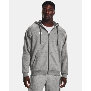 Felpa con cappuccio UA Rival Fleece Full-Zip da uomo