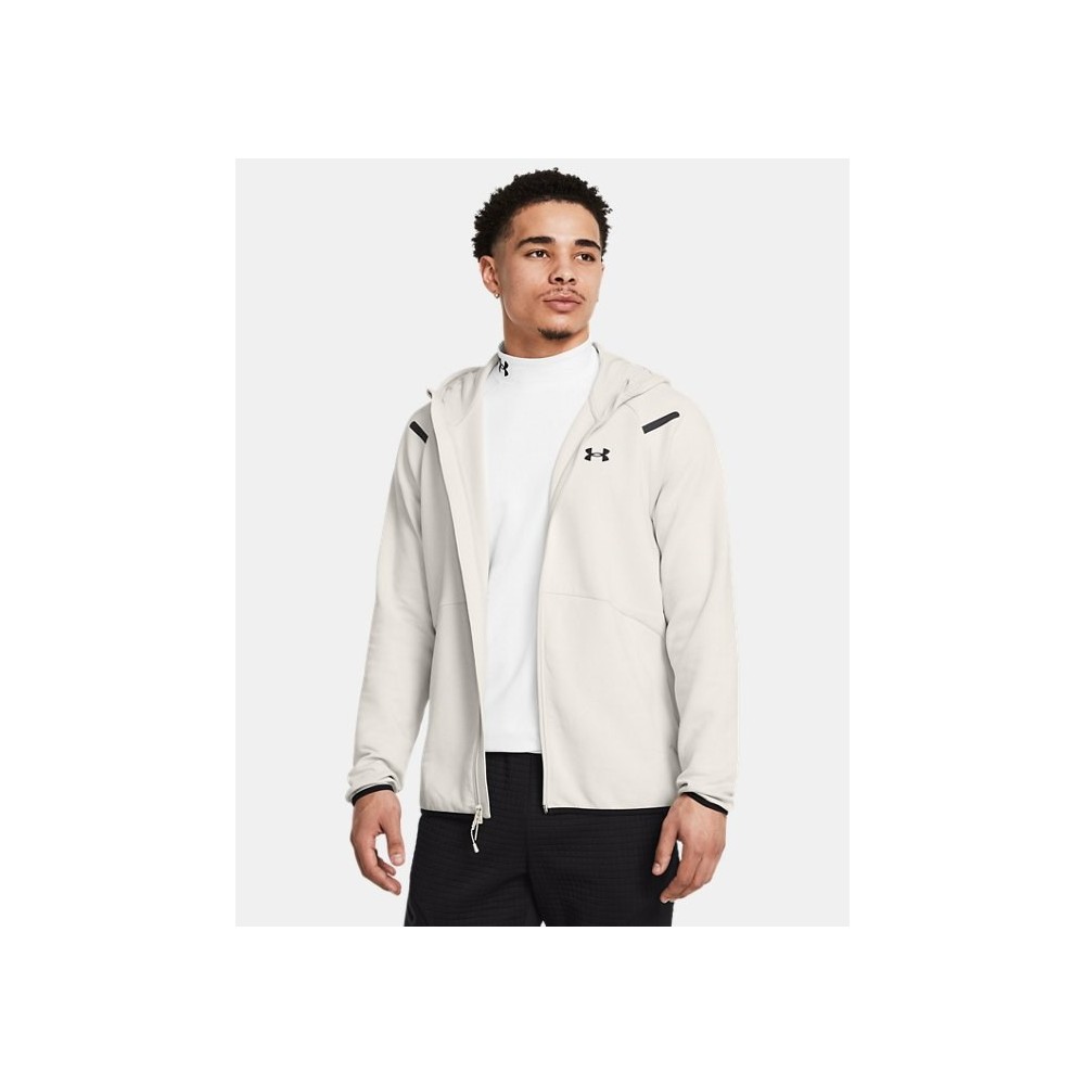 Felpa con cappuccio UA Unstoppable Fleece Full-Zip da uomo