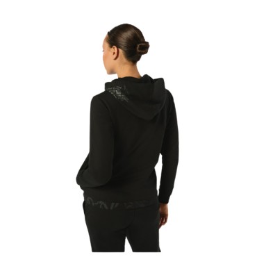 Felpa con Zip e Cappuccio con Stampa Donna 2