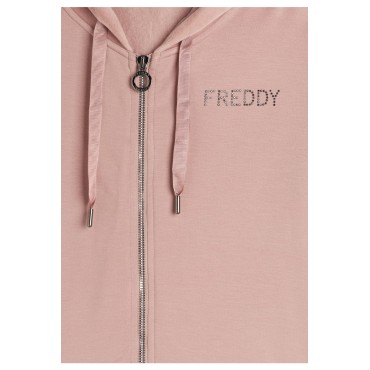 Felpa con Zip e Cappuccio Donna 2