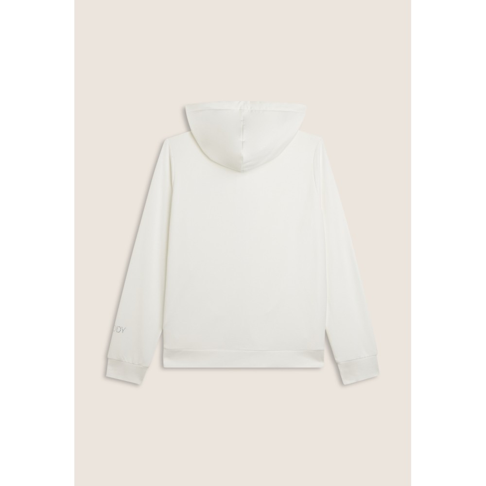 Felpa Con Cappuccio e Zip Donna