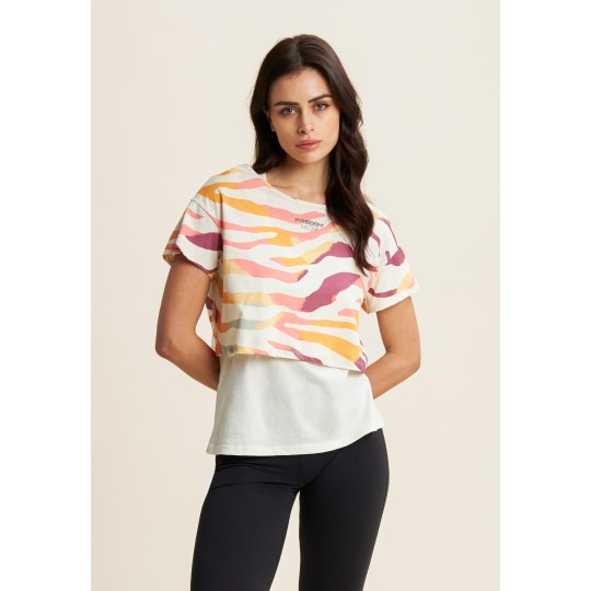 Set T-shirt Crop con Canotta