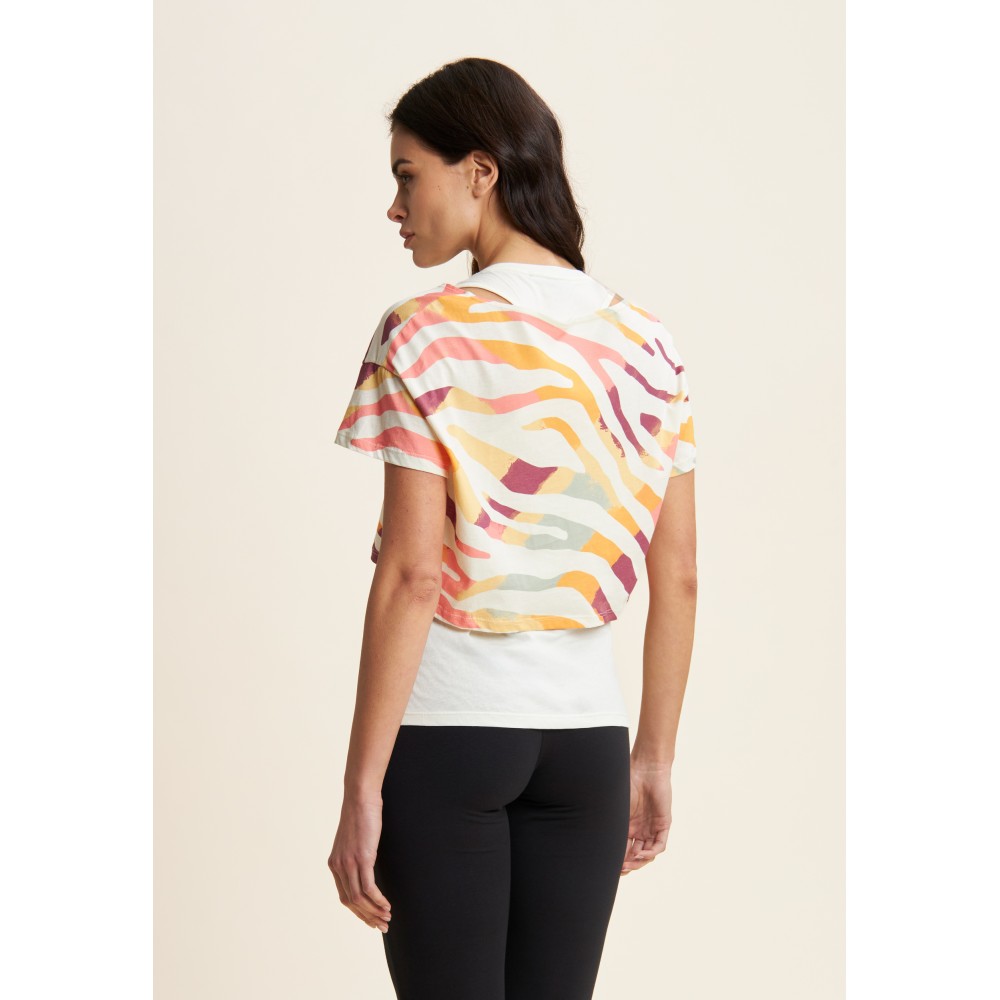 Set T-shirt Crop con Canotta