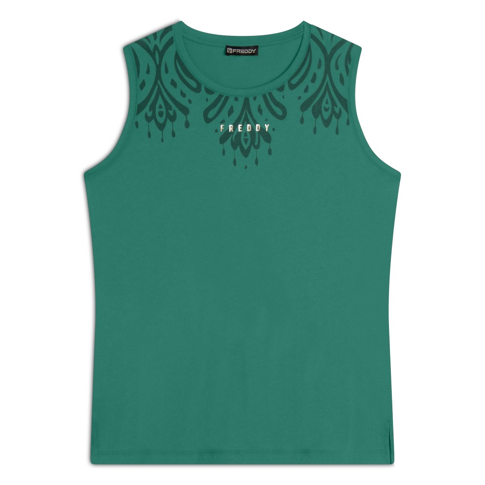 Canotta In Jersey Donna