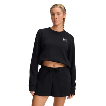 Maglia UA Rival Terry Crew da donna