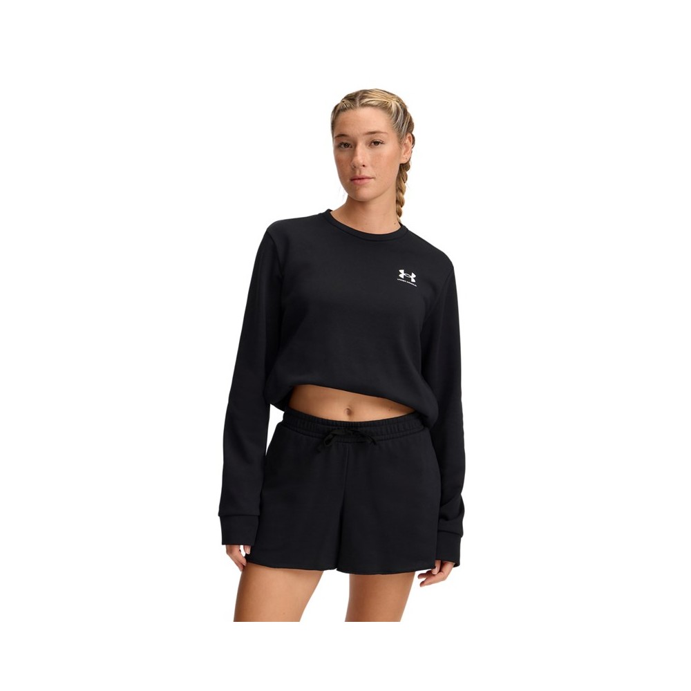 Maglia UA Rival Terry Crew da donna