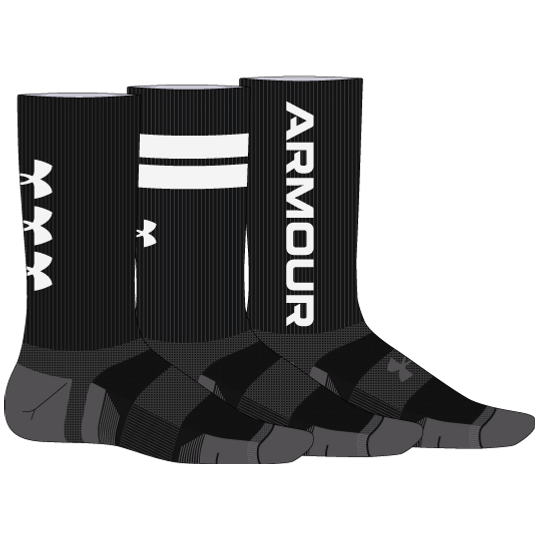 Calze UA Performance Tech Crew unisex - Conf. da 3 paia