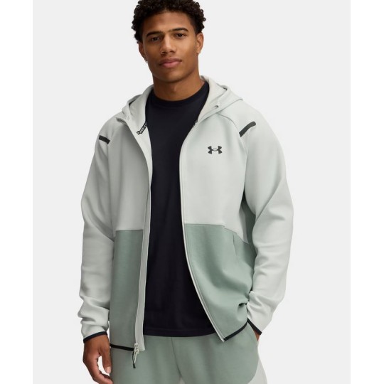 Felpa con cappuccio UA Unstoppable Fleece Full-Zip da uomo