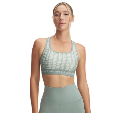 Reggiseno Sportivo UA Crossback Mid Print