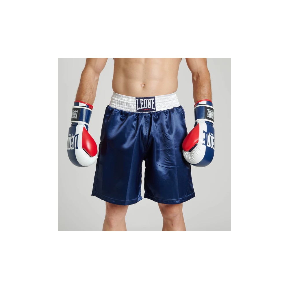 Panta Boxe color block Blu